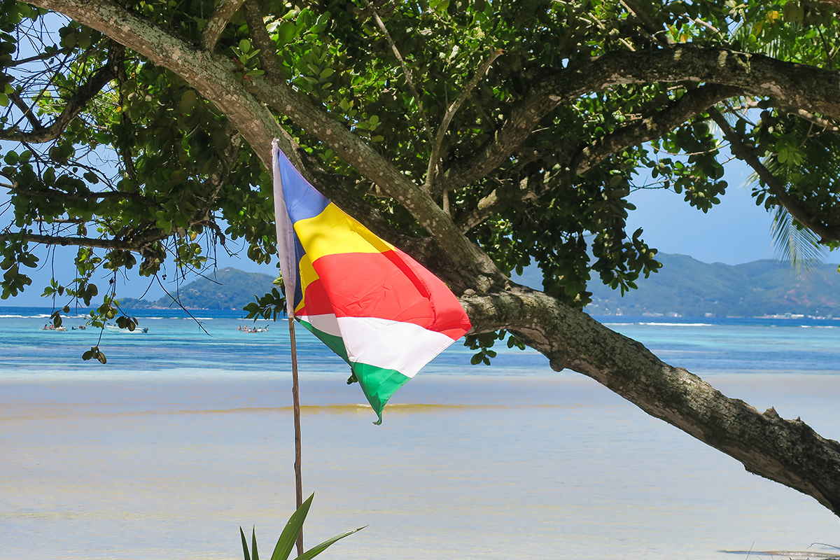 Flagge der Seychellen