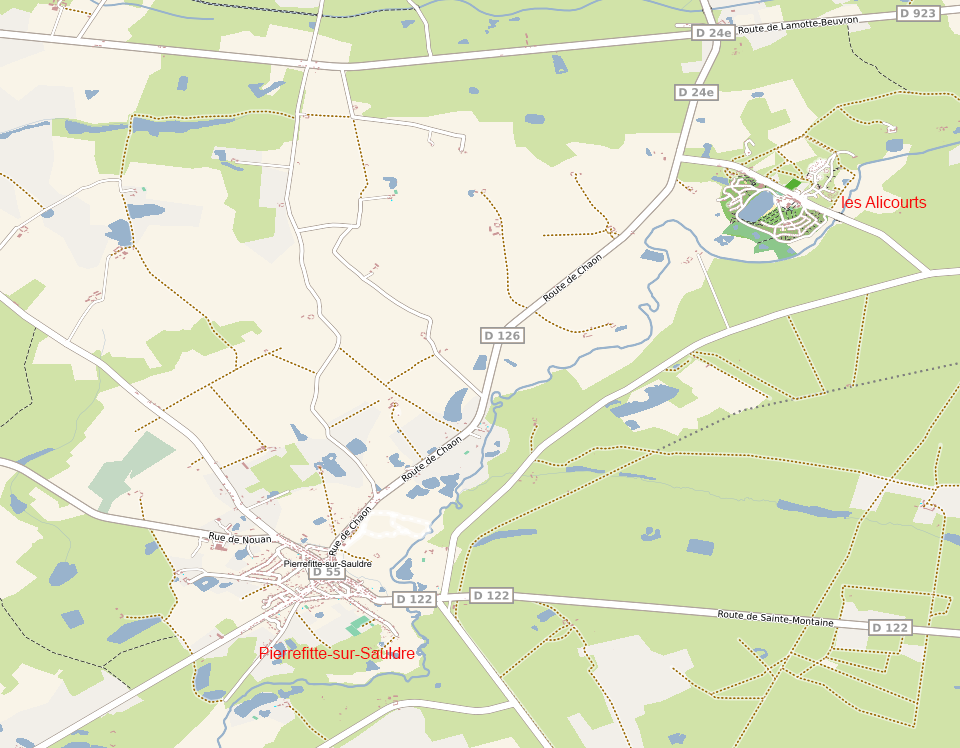 Pierrefitte-sur-Sauldre und les Alicourts