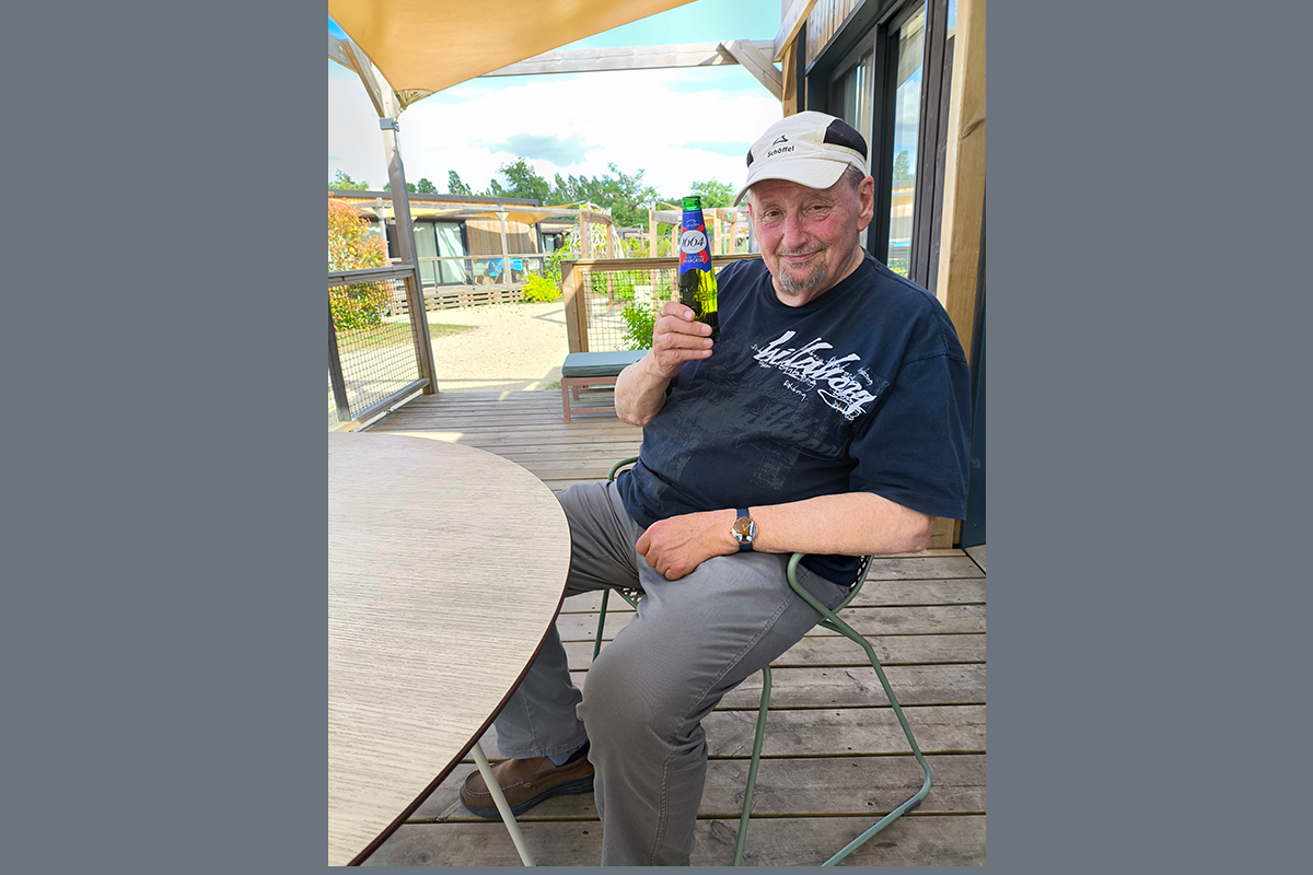 Das Bier schmeckt!